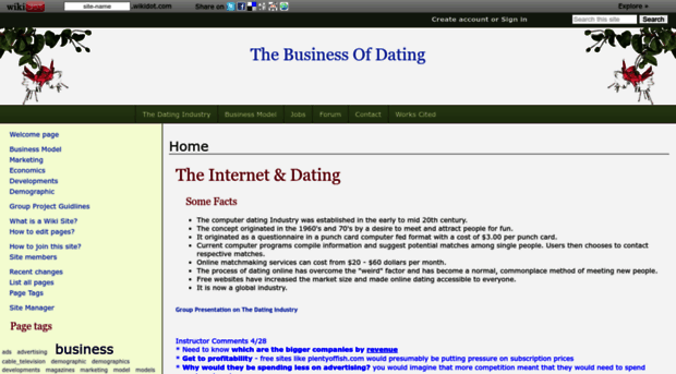 thebusinessofdating.wikidot.com