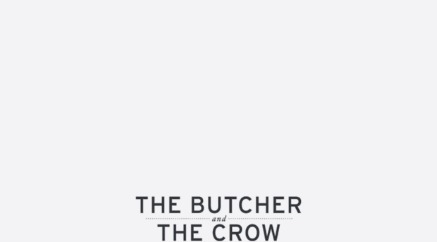 thebutcherandthecrow.com