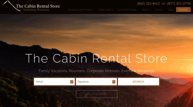 thecabinrentalstore.com