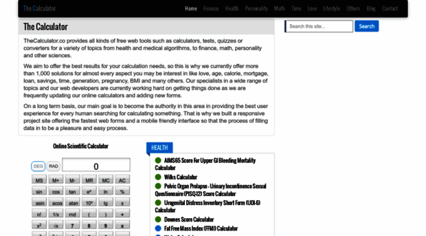 thecalculator.co