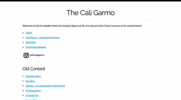 thecaligarmo.com