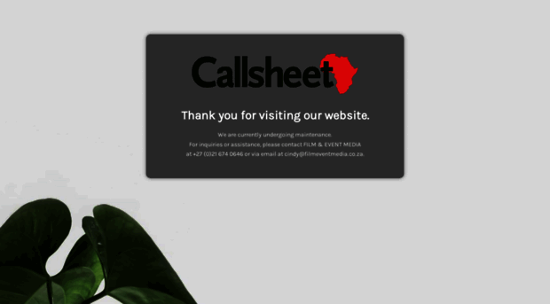 thecallsheet.co.za