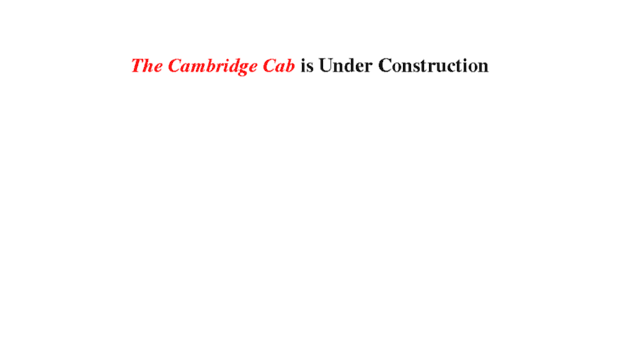 thecambridgecab.com