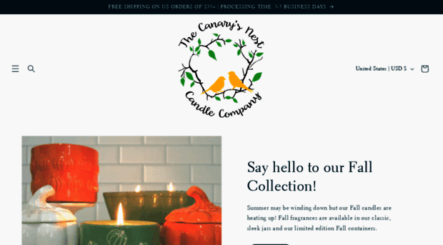 thecanarysnestcandleco.com