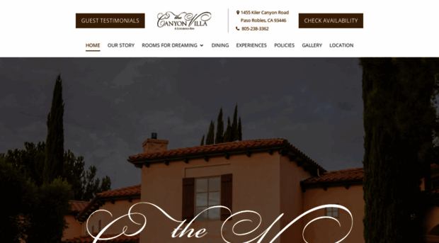 thecanyonvilla.com