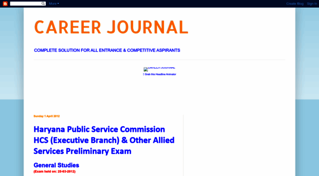 thecareerjournal.blogspot.com