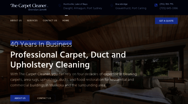 thecarpetcleanermuskoka.ca