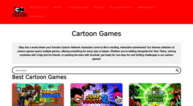 thecartoongames.com