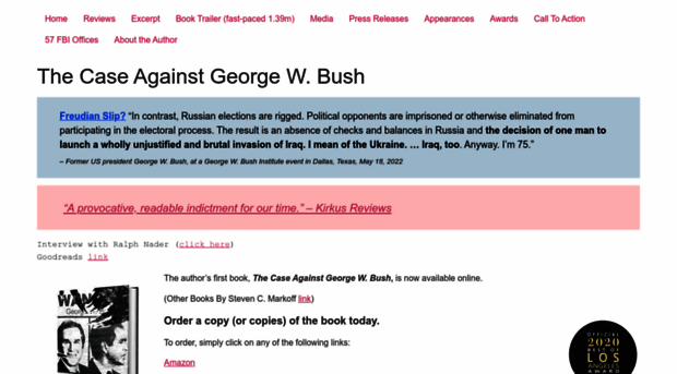 thecaseagainstgeorgewbush.org