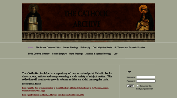 thecatholicarchive.com