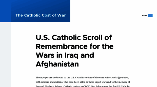 thecatholiccostofwar.org