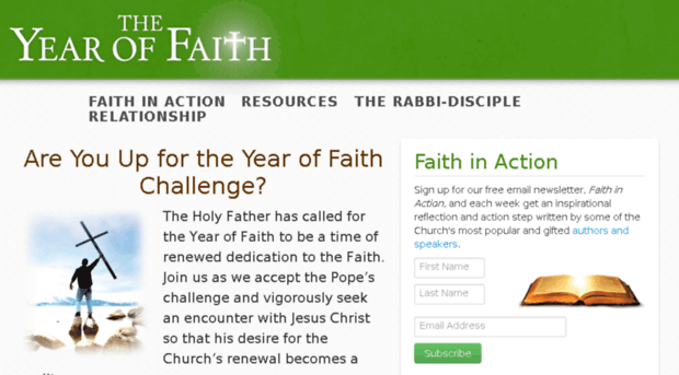 thecatholicyearoffaith.com