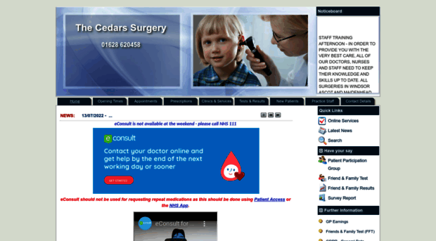 thecedarssurgery.co.uk