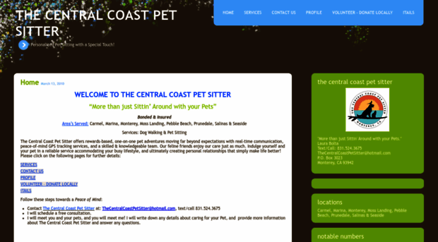 thecentralcoastpetsitter.com