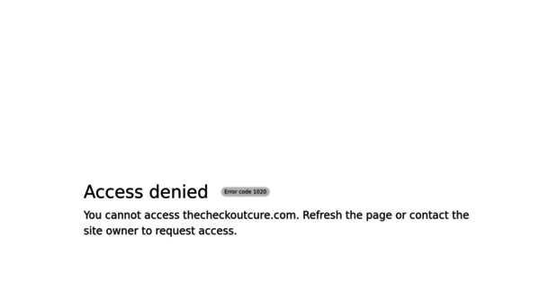thecheckoutcure.com