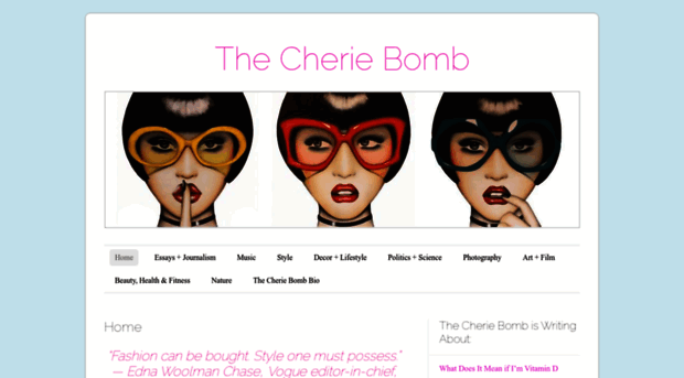 thecheriebomb.com