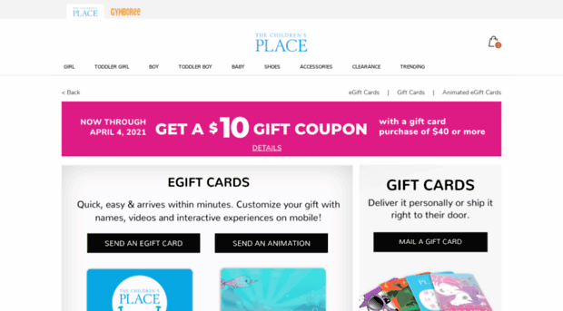 thechildrensplace.thegiftcardshop.com