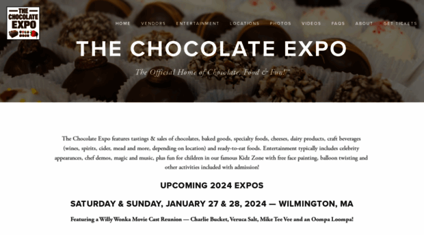 thechocolateexpo.com