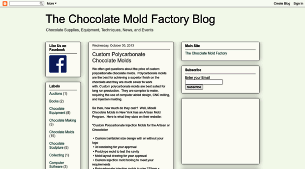 thechocolatemoldfactory.blogspot.com