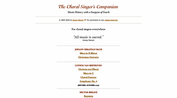 thechoralsingerscompanion.com