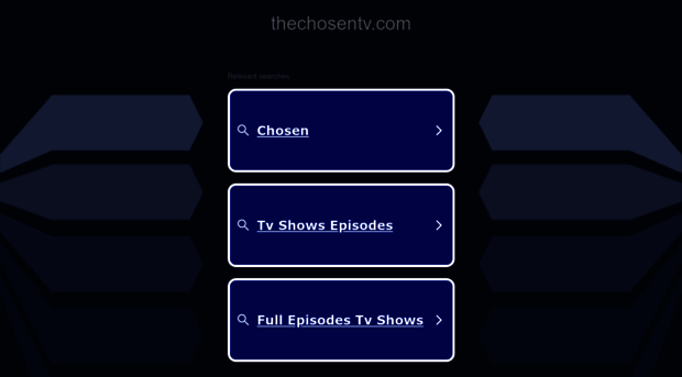 thechosentv.com