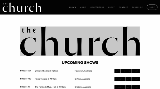 thechurchband.com