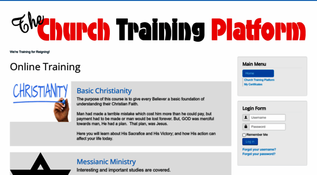 thechurchtrainingplatform.com