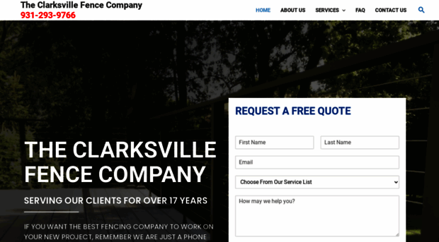 theclarksvillefencecompany.com