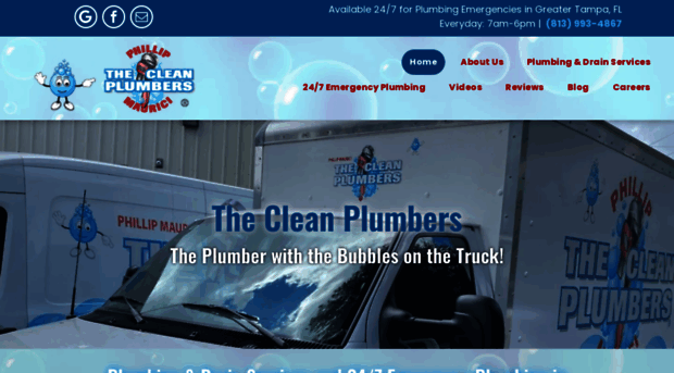 thecleanplumbers.com