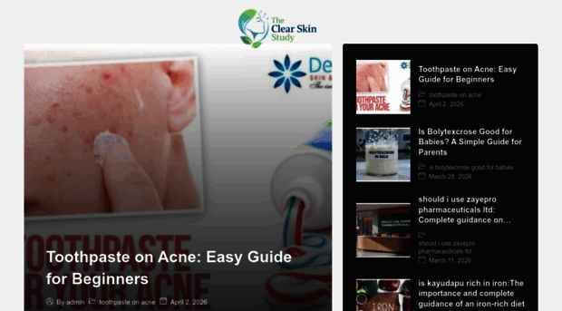 theclearskinstudy.com