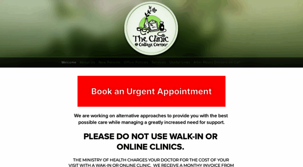 theclinicatcollegecorner.com