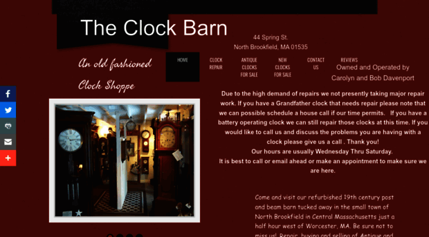 theclockbarn.com