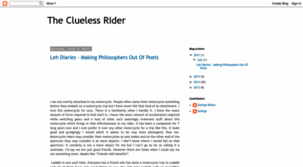 thecluelessrider.blogspot.in