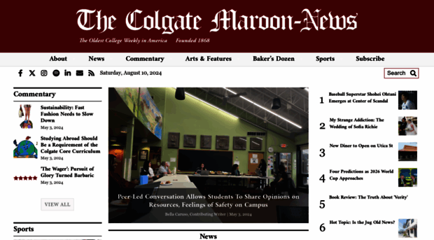 thecolgatemaroonnews.com