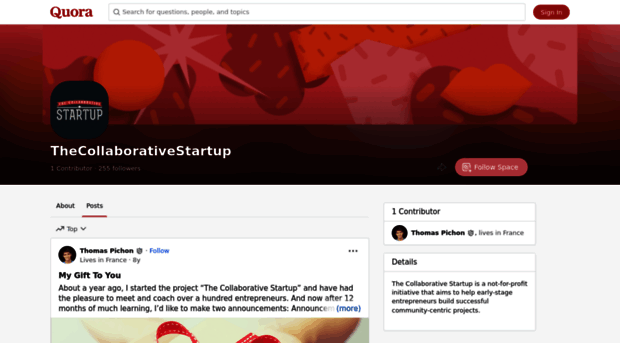 thecollaborativestartup.quora.com