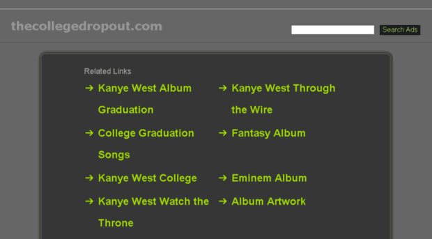 thecollegedropout.com