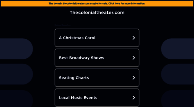 thecolonialtheater.com