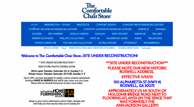 thecomfortablechairstore.com