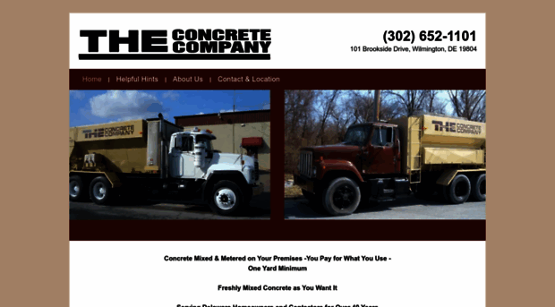 theconcretecompanyde.com