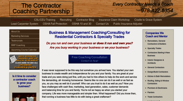 thecontractorcoachingpartnership.com