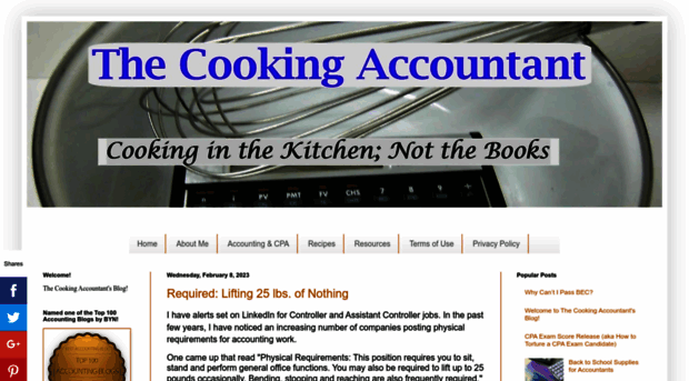 thecookingaccountant.com