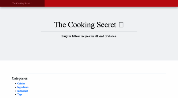 thecookingsecret.com