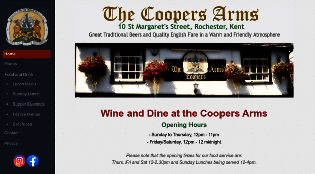 thecoopersarms.co.uk