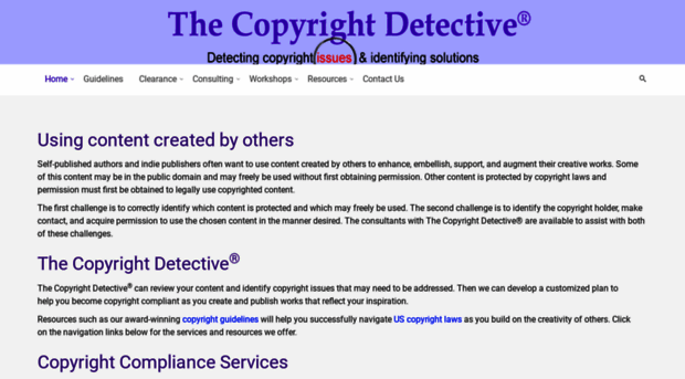 thecopyrightdetective.com