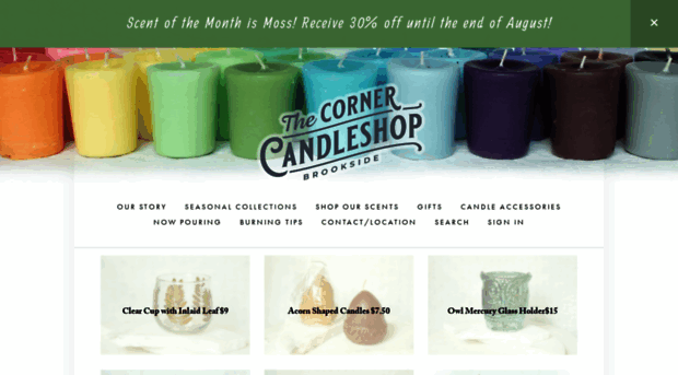 thecornercandleshop.com