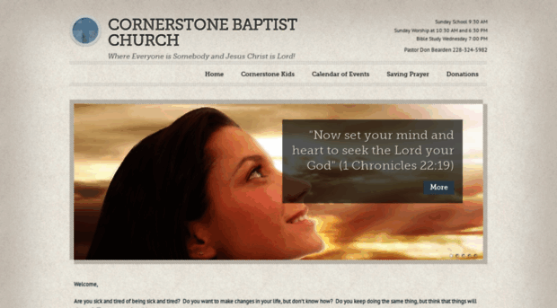 thecornerstonebaptistchurch.org