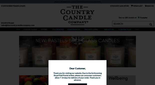 thecountrycandlecompany.com