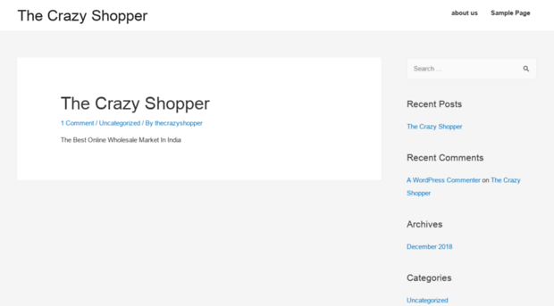 thecrazyshopper.in