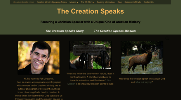 thecreationspeaks.com