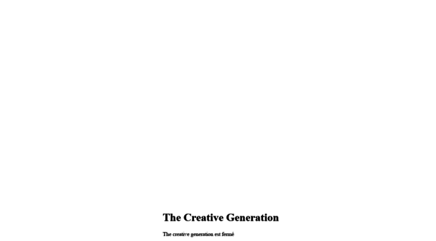 thecreativegeneration.com